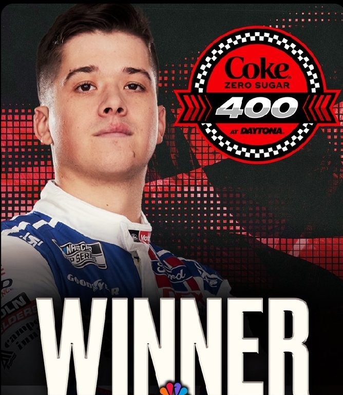 Harrison Burton made history at Daytona International Speedway,